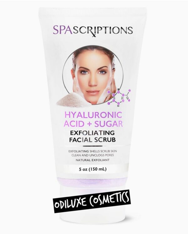 Spascriptions Hyaluronic Acid + Sugar Exfoliating Facial Scrub (US)