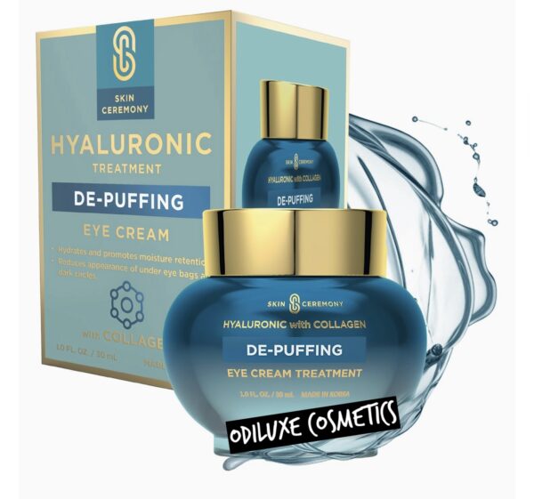 Skin Ceremony Hyaluronic Acid & Collagen De-Puffing Eye Cream (US)