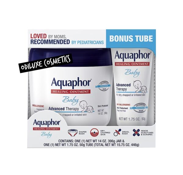 Aquaphor Advanced Therapy Baby Healing Ointment with Bonus, 15.75 oz. (US)